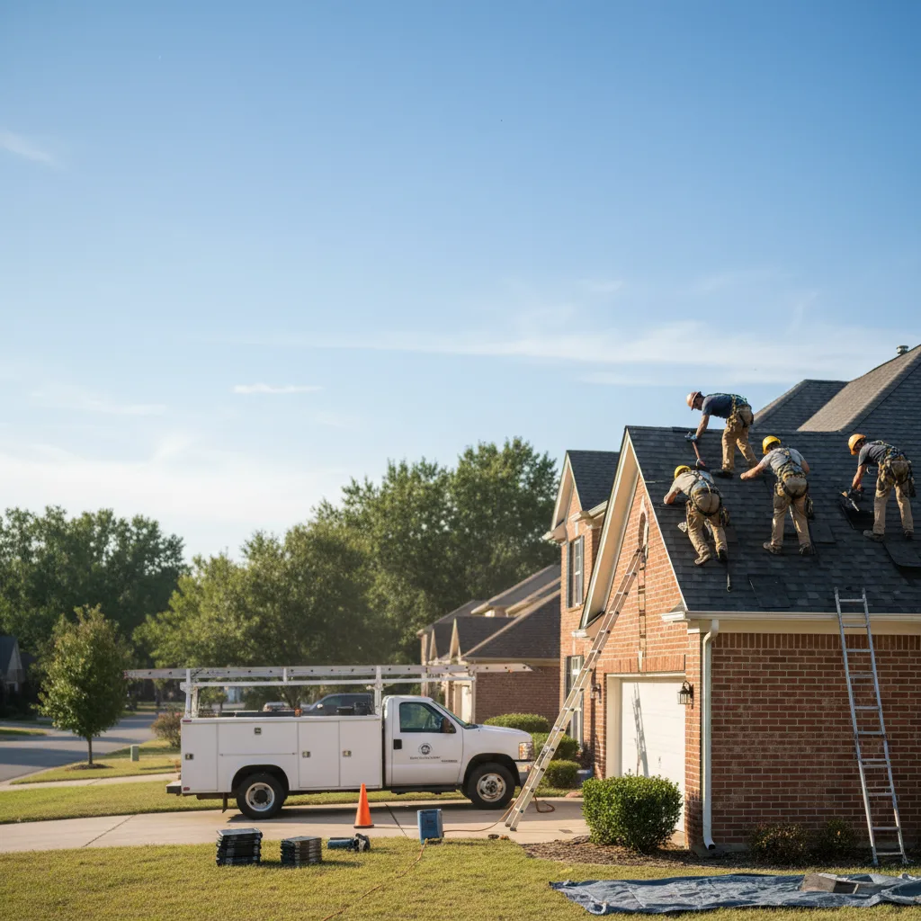 Roof Repair in Merkel